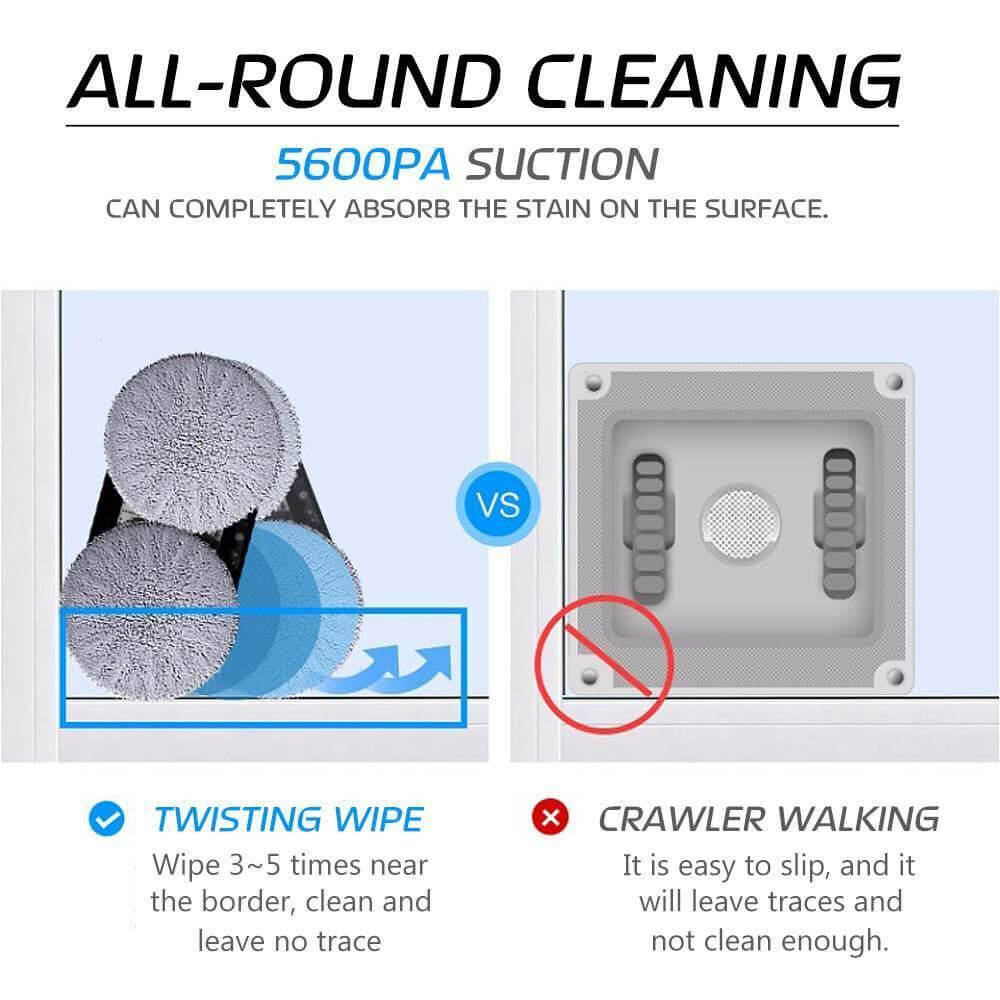 Remote Control Window Cleaning Magnetic Brush Robot - MaviGadget