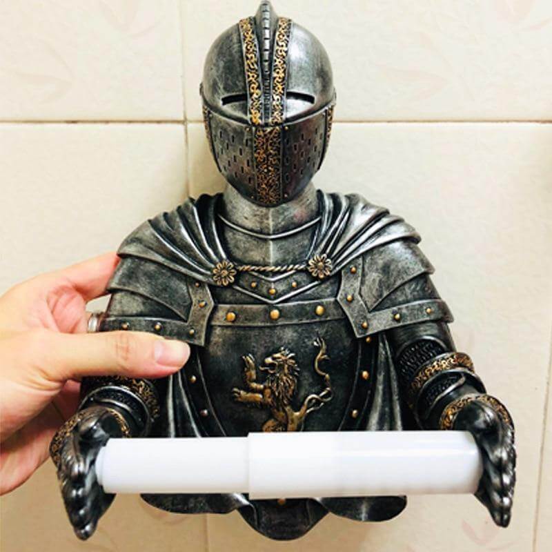 Medieval Knight Toilet Paper Holder - MaviGadget