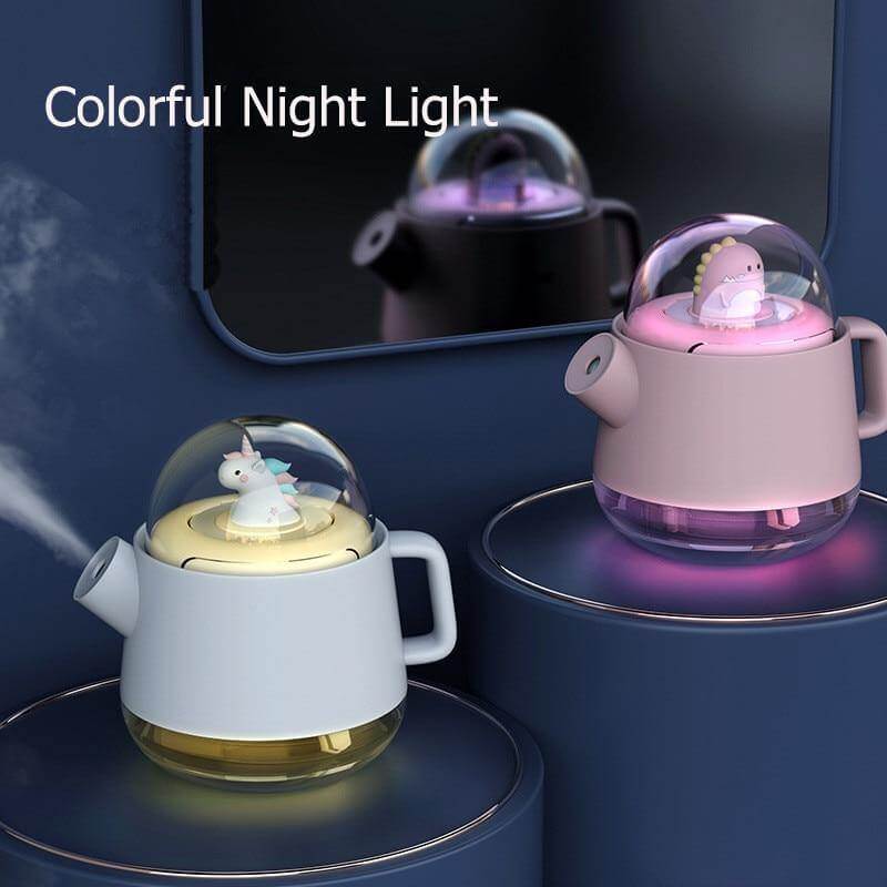Teapot USB Colorful Air Humidifier Night Light - MaviGadget