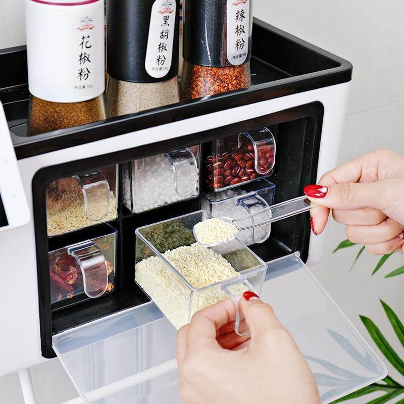 Multifunctional Matils Seasoning Storage Box - MaviGadget