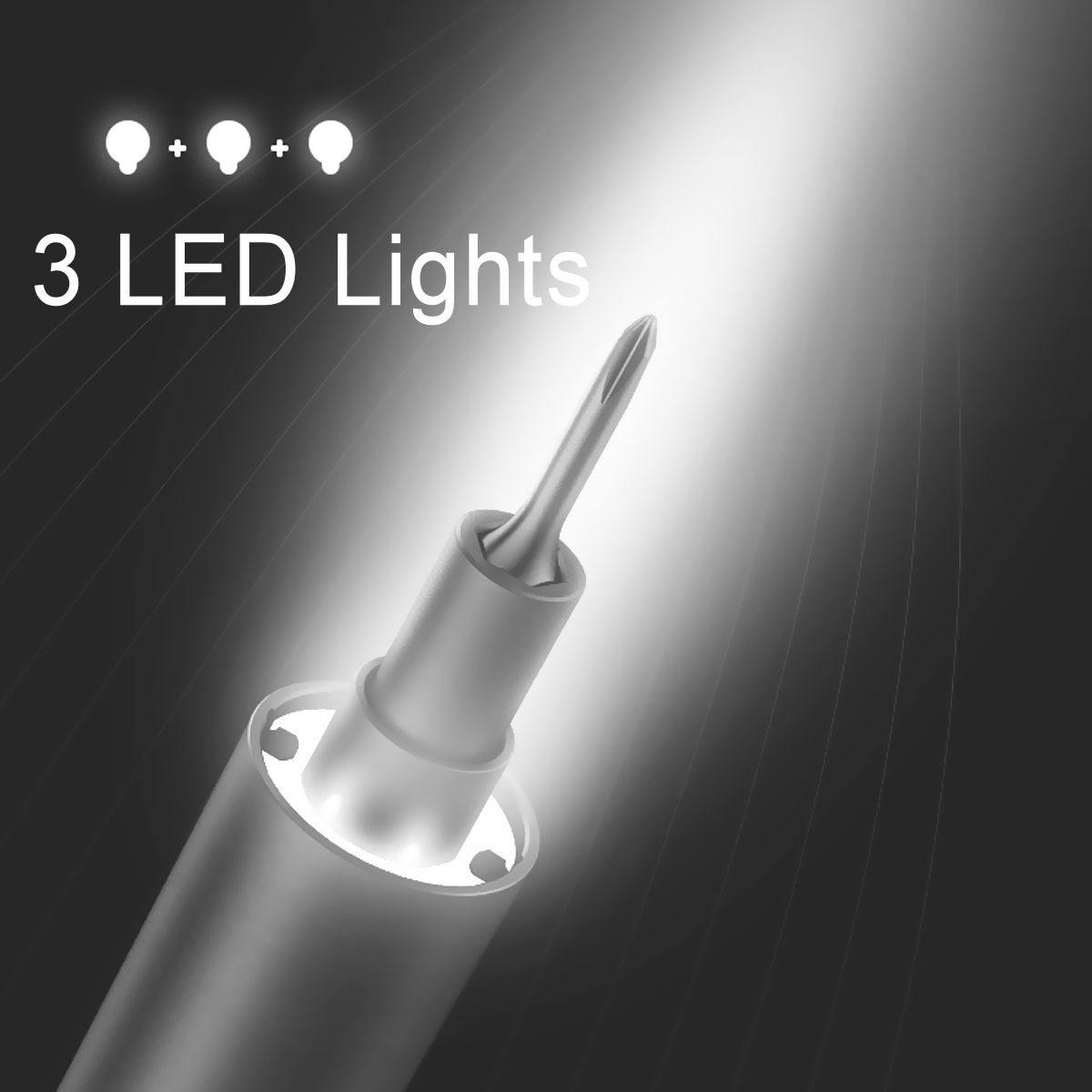 Rechargeable Led Light Electric Screwdriver Kit - MaviGadget