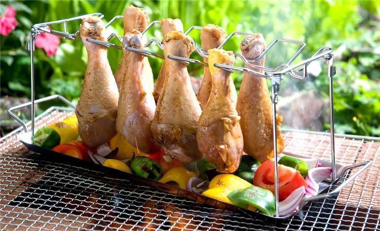 Stainless Steel Chicken Wing Rack - MaviGadget
