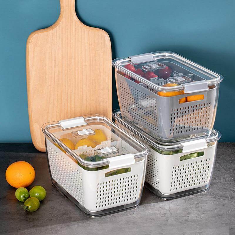 Space Saver Fridge Storage Container Organizers - MaviGadget