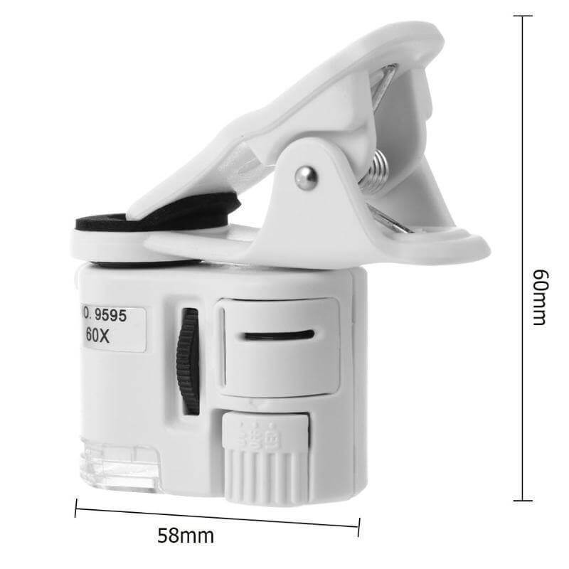 Universal 60X Phone Camera Microscope - MaviGadget