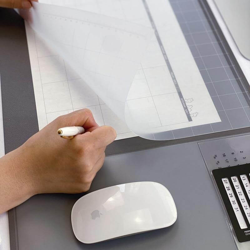 Oversize Business Plan Desk Mat Paper Organizer - MaviGadget