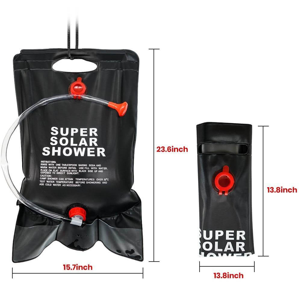Portable Solar Heated Camping Shower Bag - MaviGadget