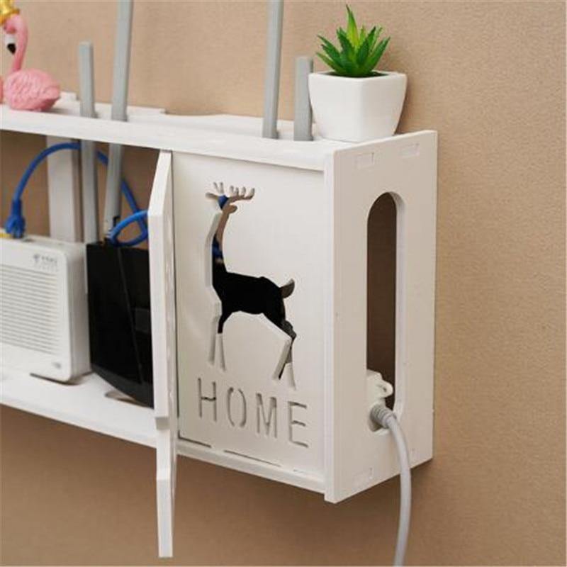 Wall-Mounted Cozy Home Wifi Router Storage Shelf - MaviGadget