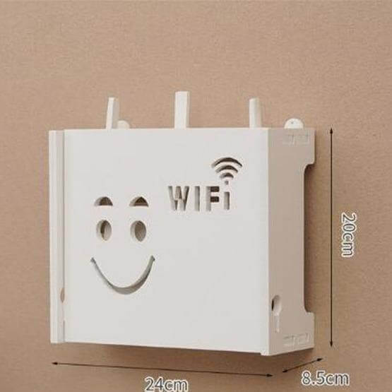 Wall-Mounted Cozy Home Wifi Router Storage Shelf - MaviGadget