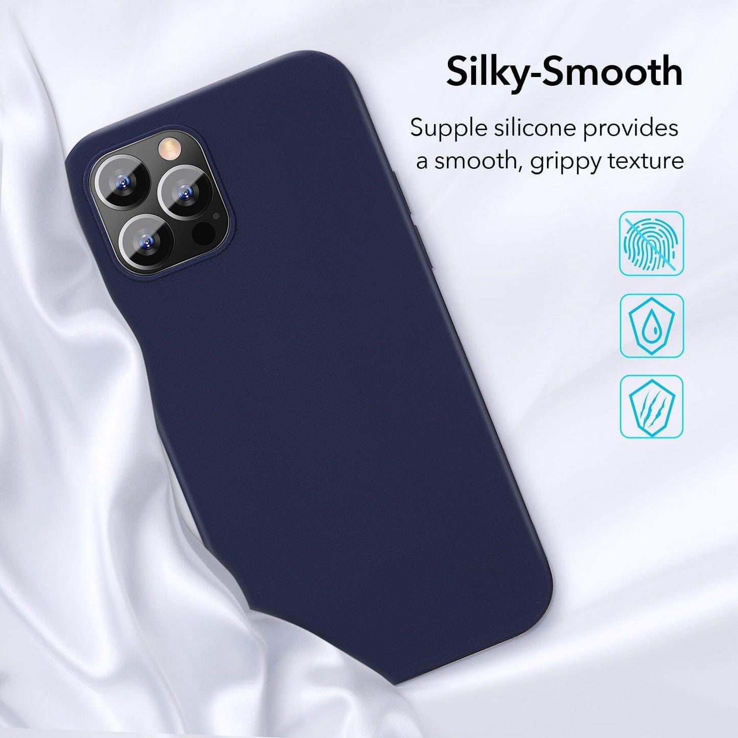 Silicone Slim Rubber Business iPhone 12 Case - MaviGadget