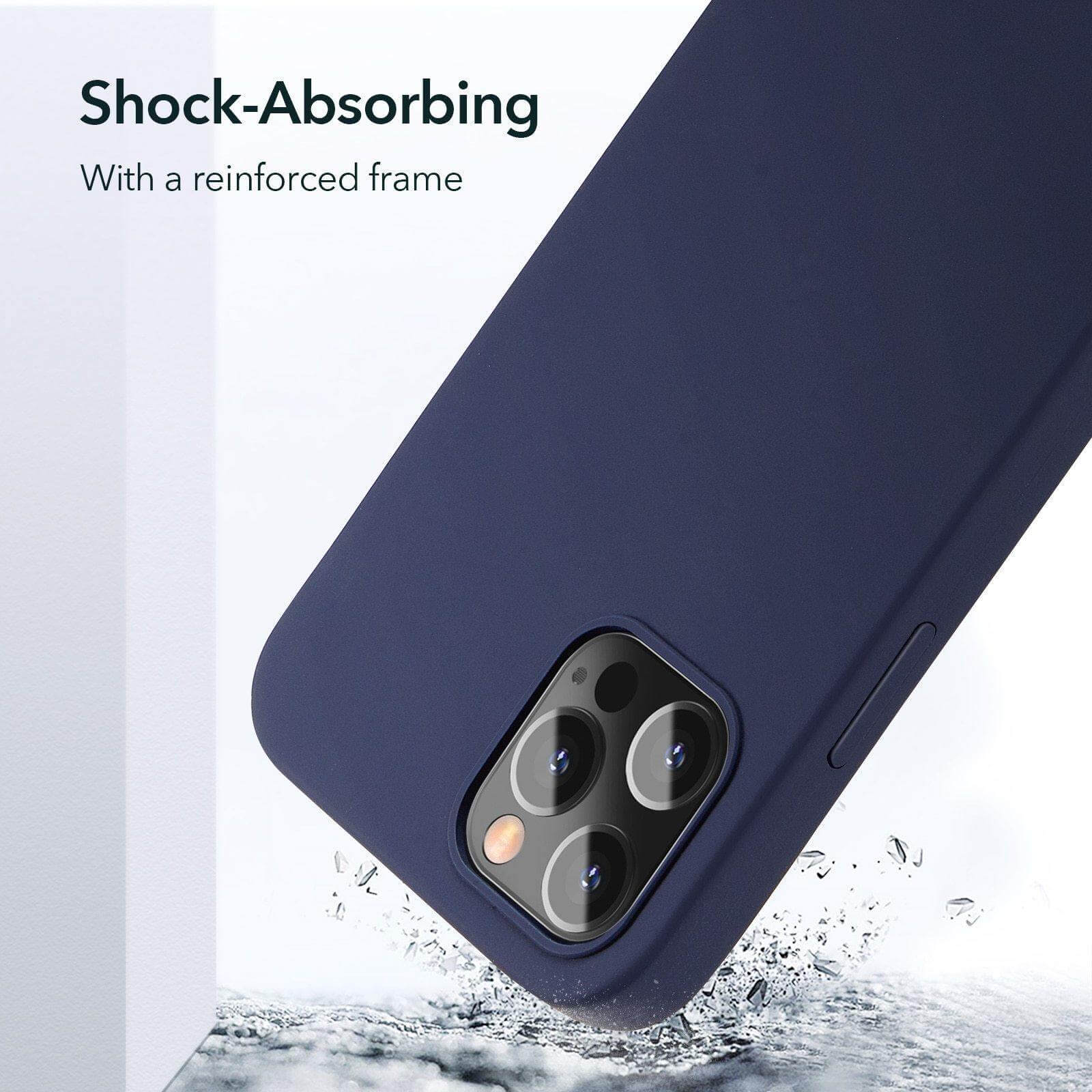 Silicone Slim Rubber Business iPhone 12 Case - MaviGadget