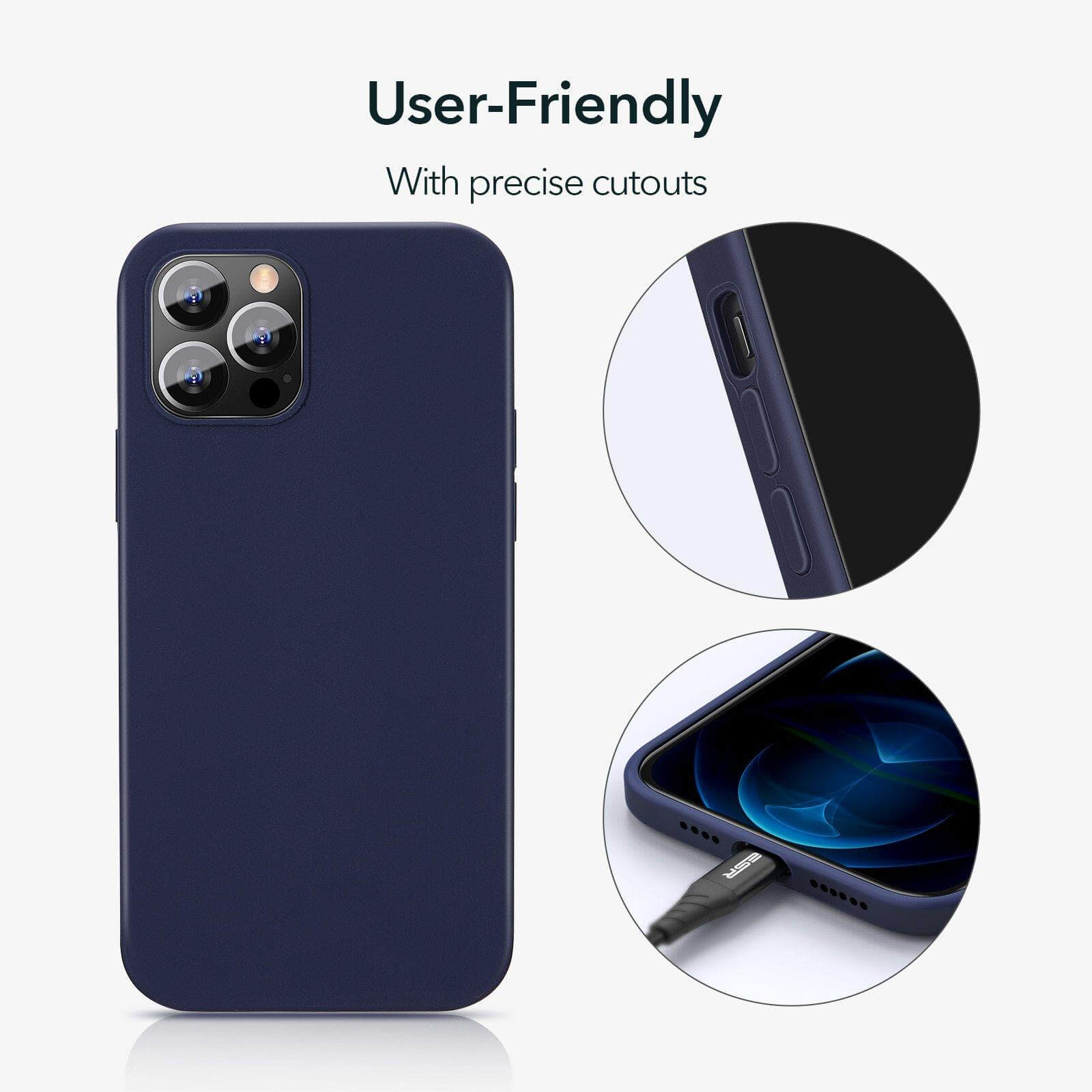 Silicone Slim Rubber Business iPhone 12 Case - MaviGadget