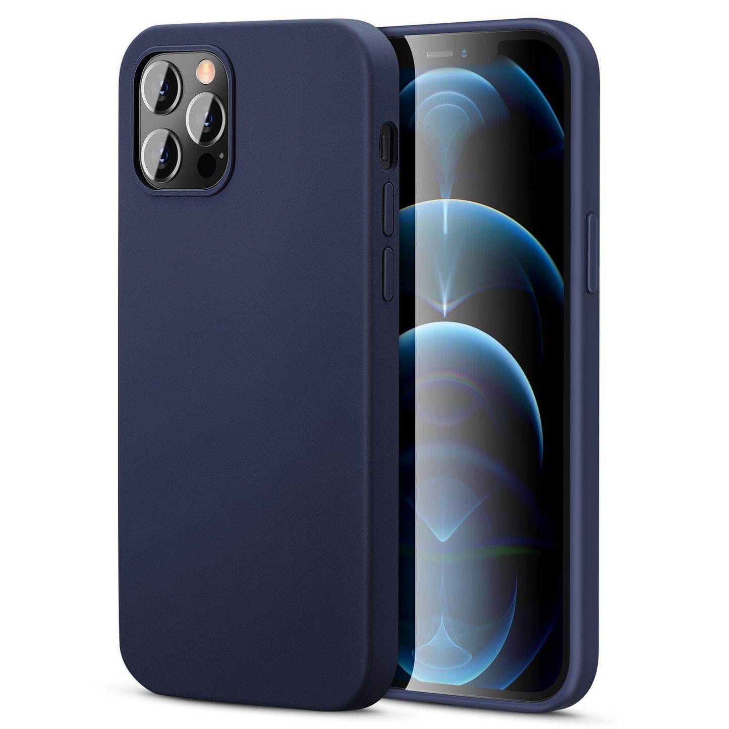 Silicone Slim Rubber Business iPhone 12 Case - MaviGadget