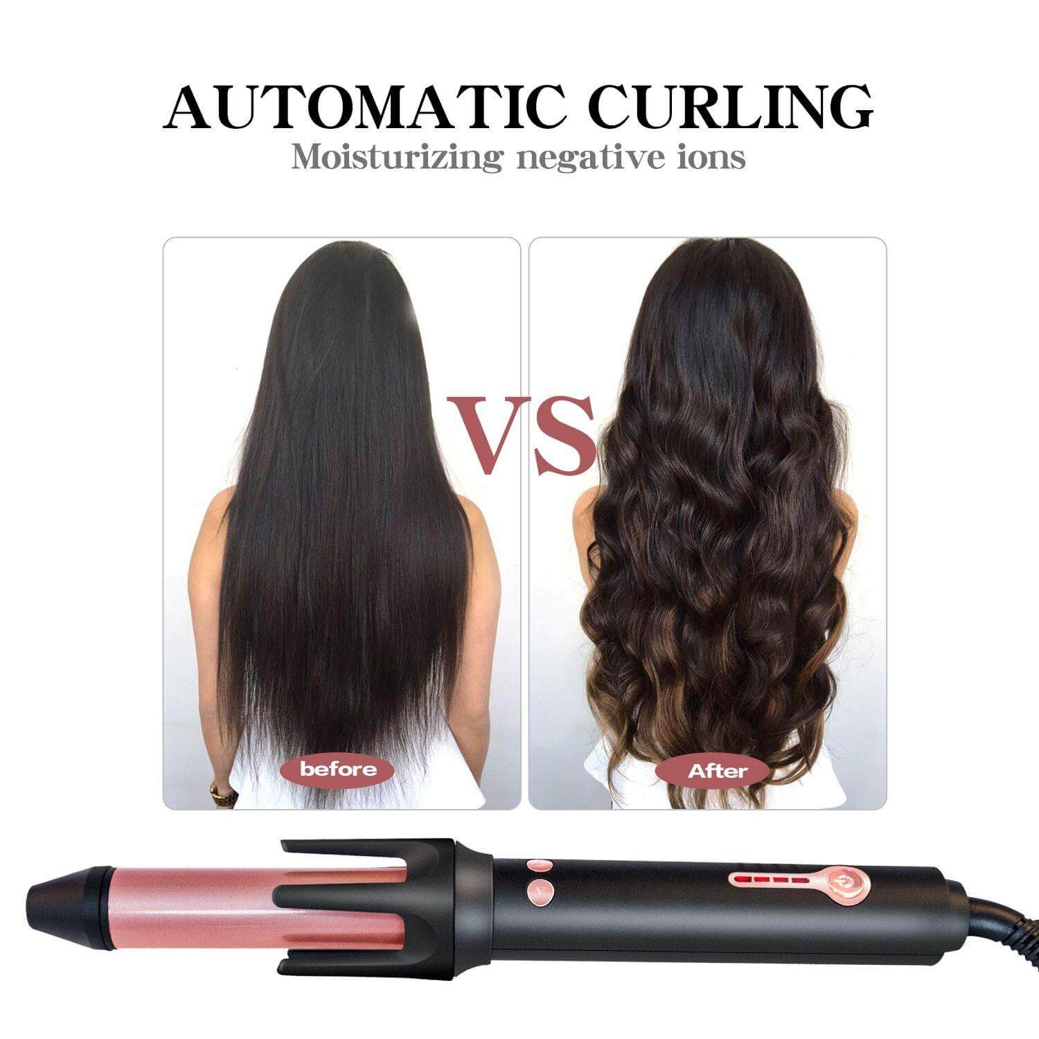 Automatic Rotating Hair Curler Rollers - MaviGadget