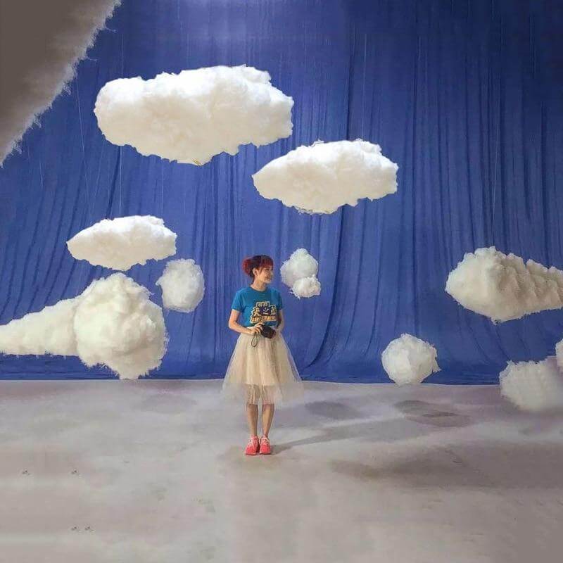 Hanging White Cotton Cloud - MaviGadget