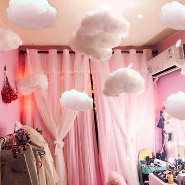 Hanging White Cotton Cloud - MaviGadget