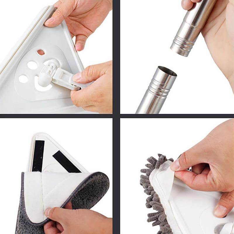 Multifunctional Retractable Window Cleaning Mop - MaviGadget