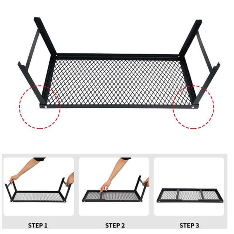 Ultra-light Outdoor Portable Folding Grill Net Table - MaviGadget