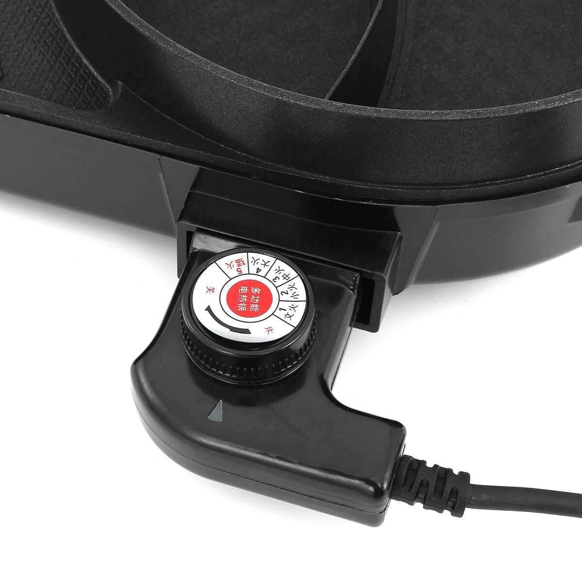 2 In 1 Hot Pot & Barbecue Non-Stick Electric Grill - MaviGadget