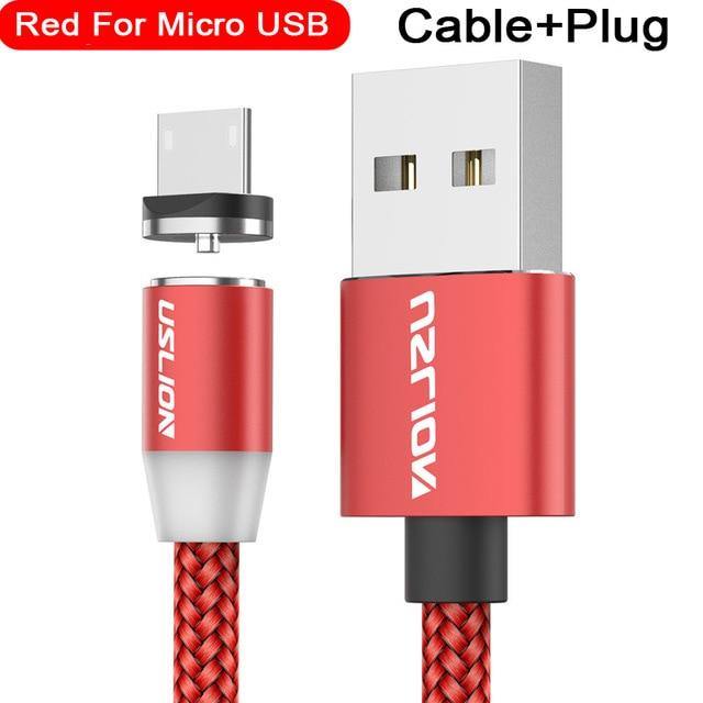 LED Fast Charging Magnetic USB Cable - MaviGadget
