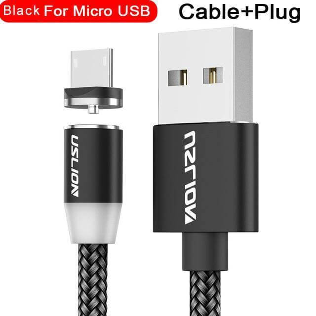 LED Fast Charging Magnetic USB Cable - MaviGadget