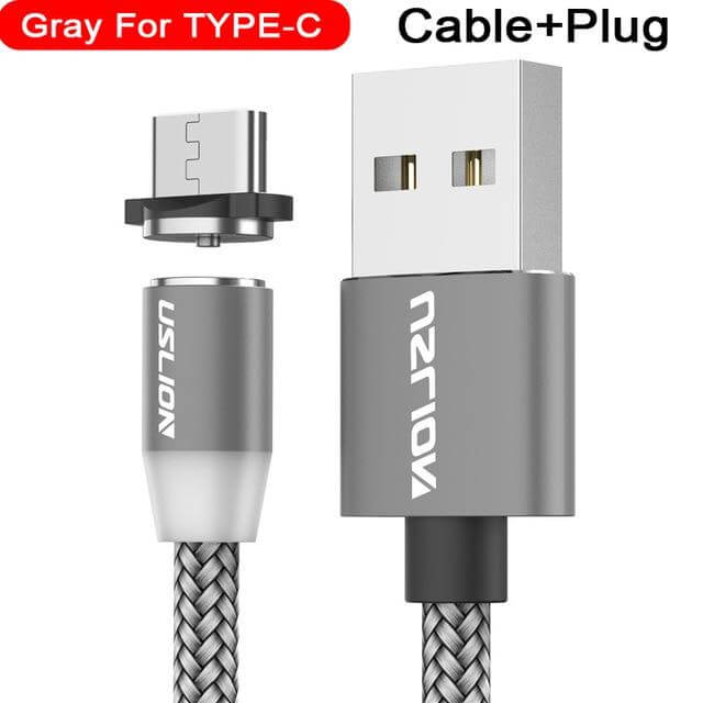 LED Fast Charging Magnetic USB Cable - MaviGadget