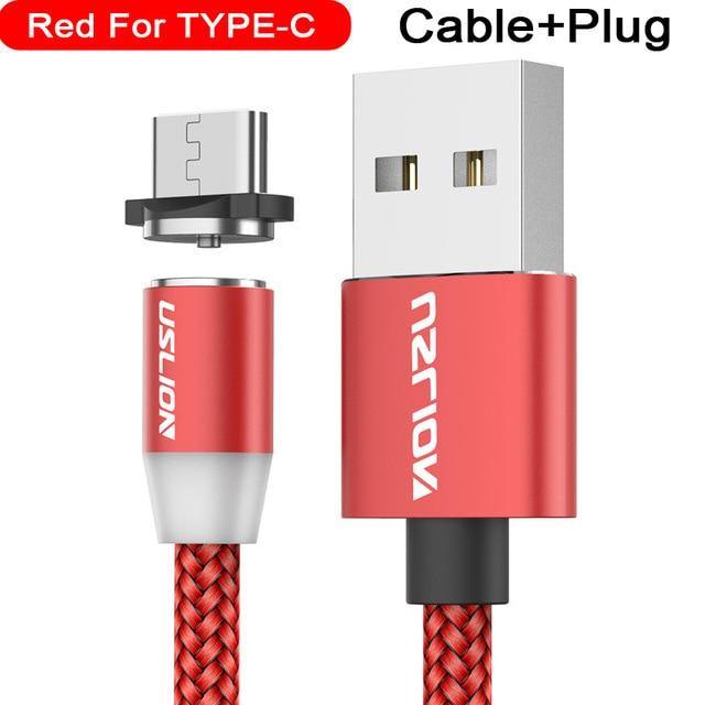 LED Fast Charging Magnetic USB Cable - MaviGadget