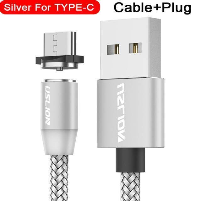 LED Fast Charging Magnetic USB Cable - MaviGadget
