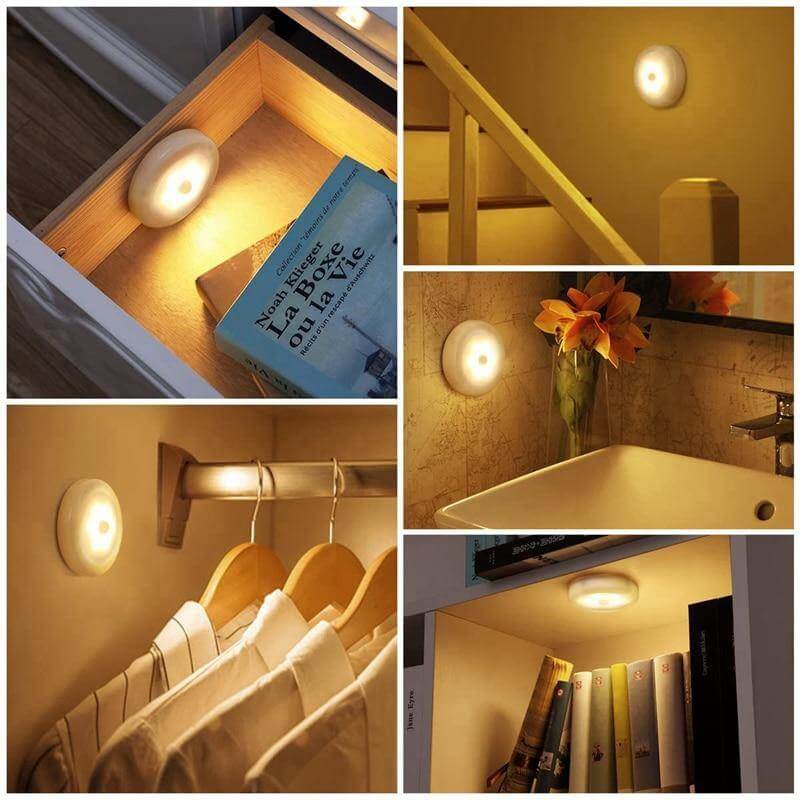 Warm & Cold Light Motion Sensor Wireless LED Lights - MaviGadget