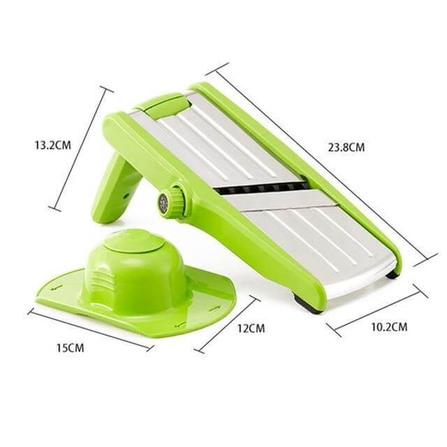 Adjustable Stainless Steel Manual Vegetable Slicer Cutter - MaviGadget