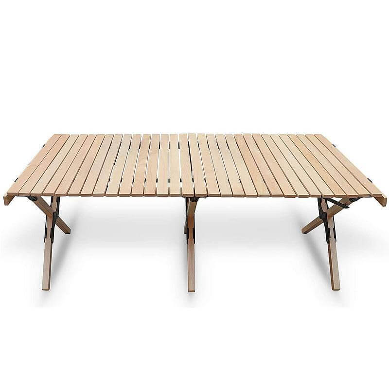 Outdoor Folding Durable Wood Table - MaviGadget