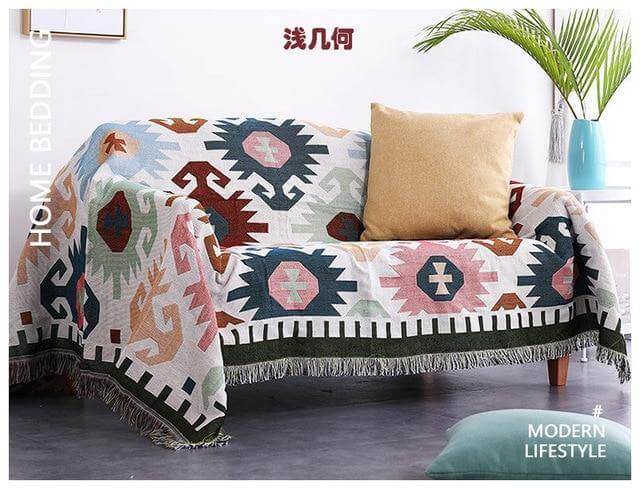 Boho StyleKnitted Blanket - MaviGadget