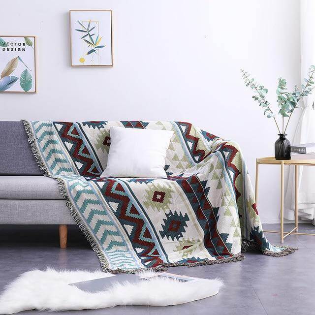 Boho StyleKnitted Blanket - MaviGadget