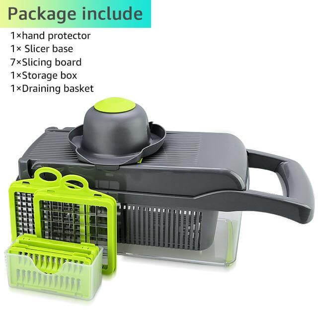 6 Blades Veggie Fruit Slicer with Box - MaviGadget