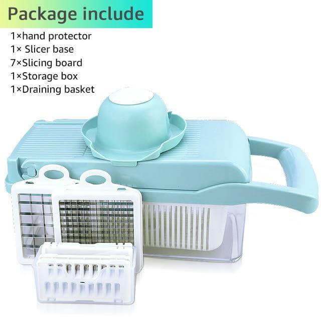6 Blades Veggie Fruit Slicer with Box - MaviGadget