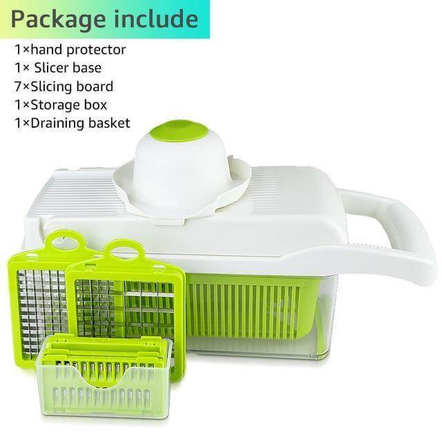 6 Blades Veggie Fruit Slicer with Box - MaviGadget