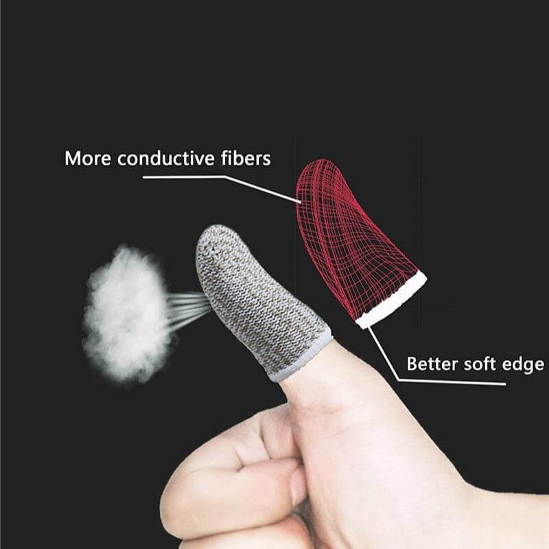 Anti-Sweat Breathable Mobile Game Finger Glove Set - MaviGadget