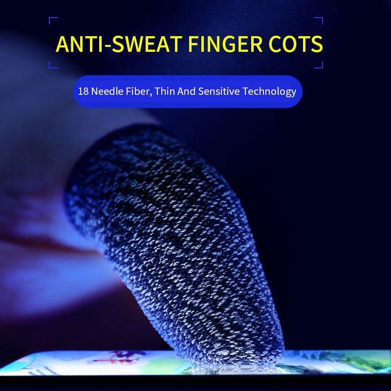 Anti-Sweat Breathable Mobile Game Finger Glove Set - MaviGadget