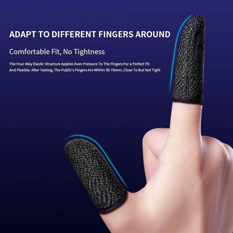 Anti-Sweat Breathable Mobile Game Finger Glove Set - MaviGadget