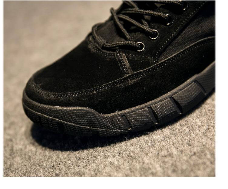 Tactical Cowhide Leather Camping Boots - MaviGadget