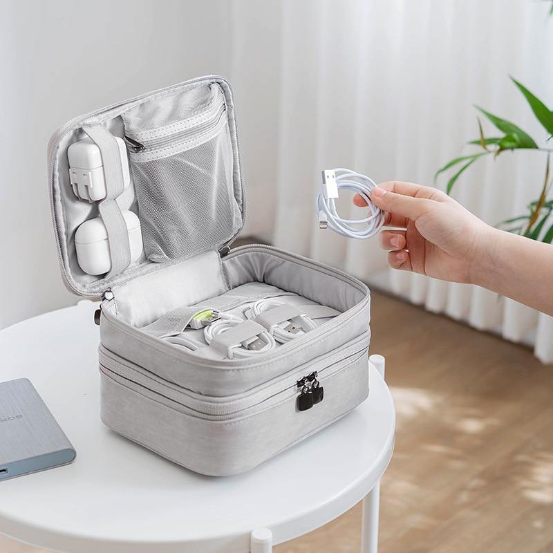 Double Layer Portable Digital Travel Bag - MaviGadget