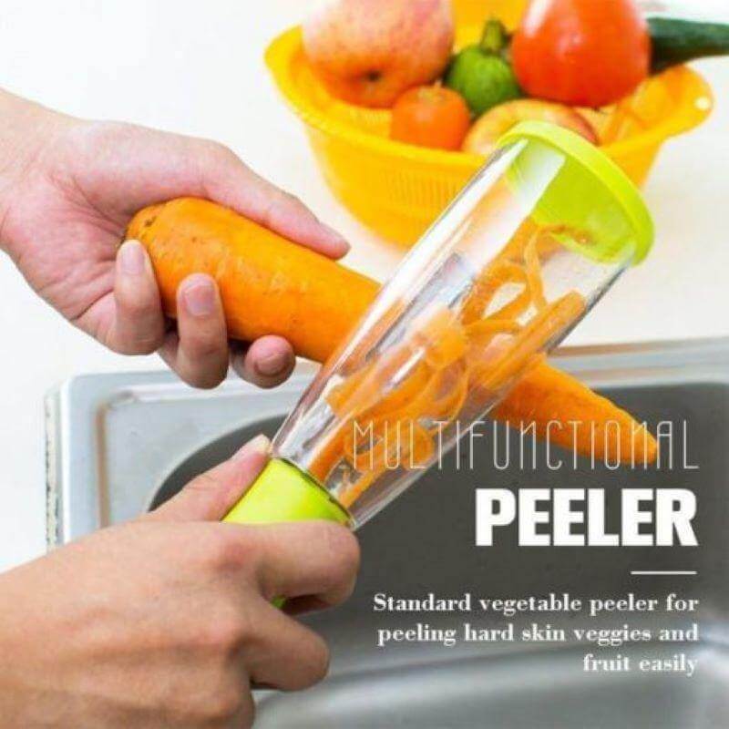 Multifunctional  Stainless Steel Stored Vegetable Peeler - MaviGadget