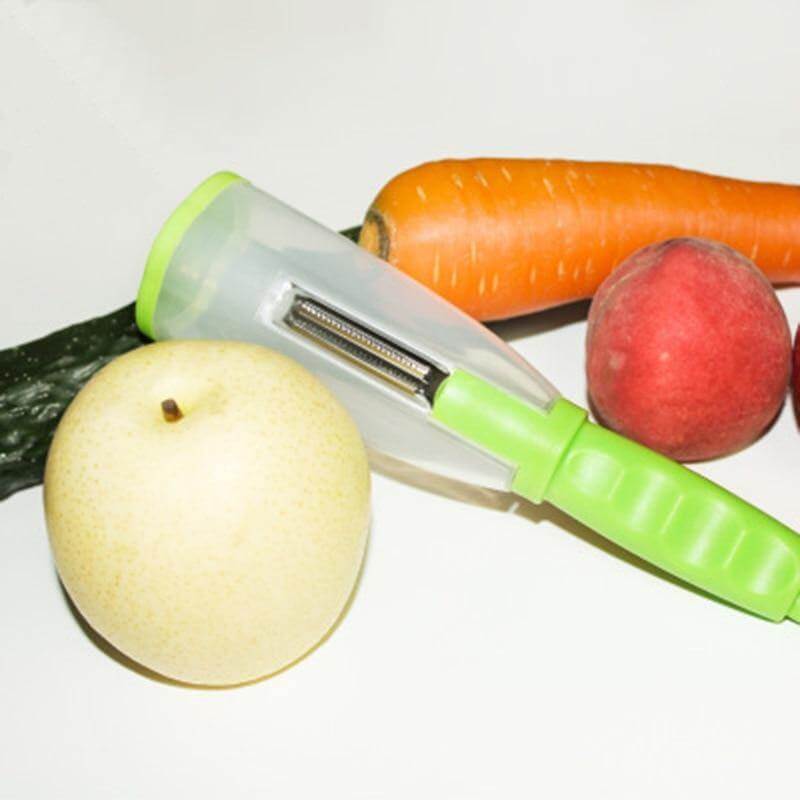 Multifunctional  Stainless Steel Stored Vegetable Peeler - MaviGadget
