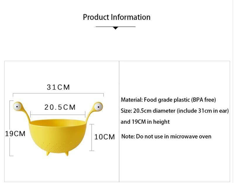 Monsters Eyes Drain Bowl - MaviGadget