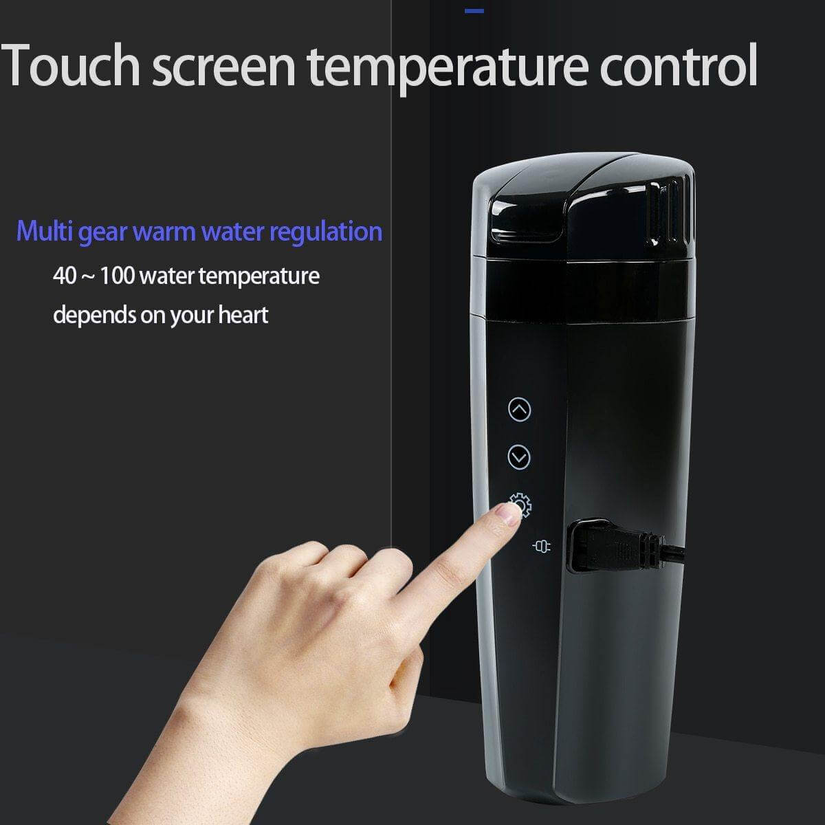 Stainless Steel Portable Electric Heating Thermos - MaviGadget
