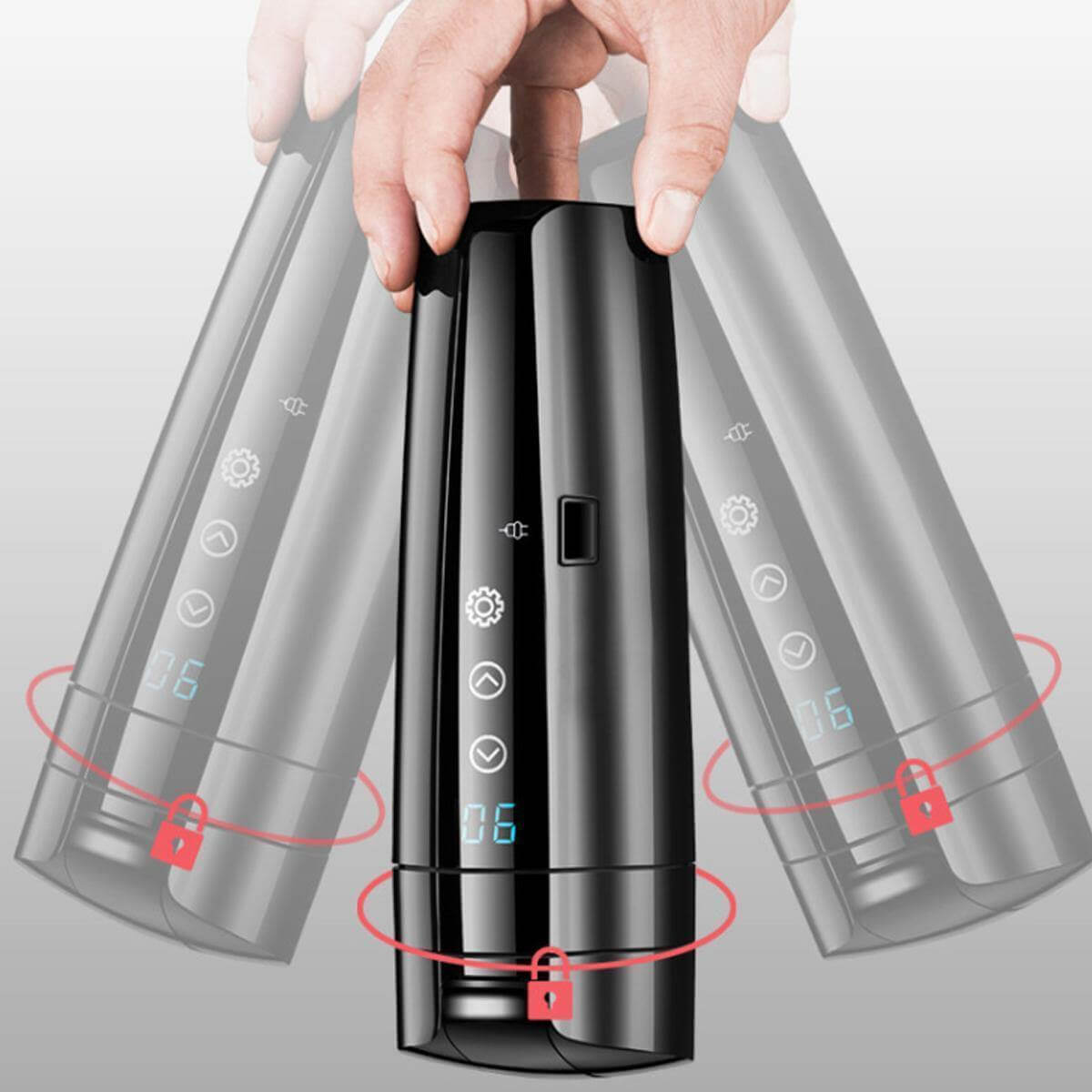 Stainless Steel Portable Electric Heating Thermos - MaviGadget
