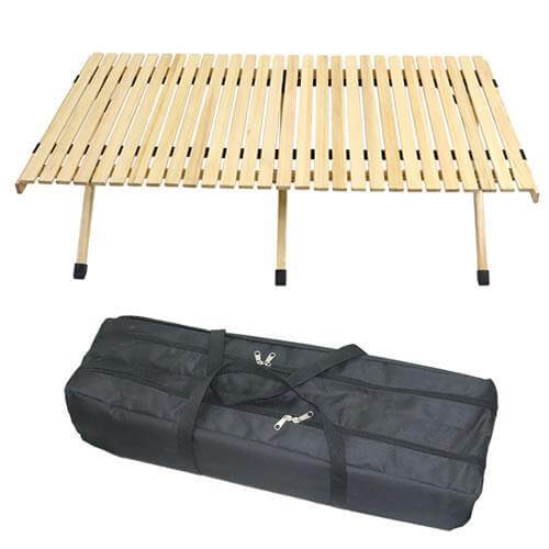 Outdoor Folding Durable Wood Table - MaviGadget