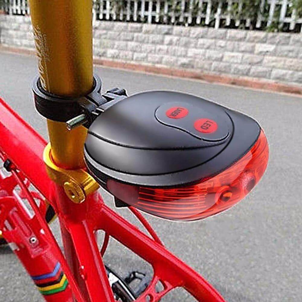 Waterproof LED Laser Bike Warning Lamp - MaviGadget