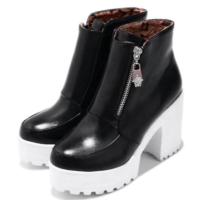 Platform Thick High Heels Women Boots - MaviGadget