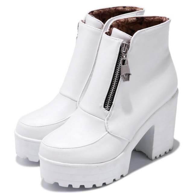 Platform Thick High Heels Women Boots - MaviGadget