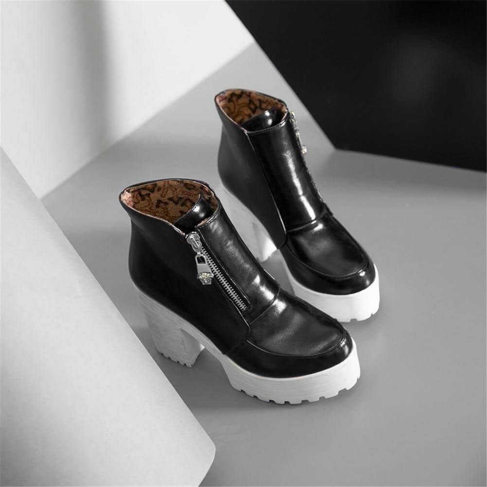 Platform Thick High Heels Women Boots - MaviGadget